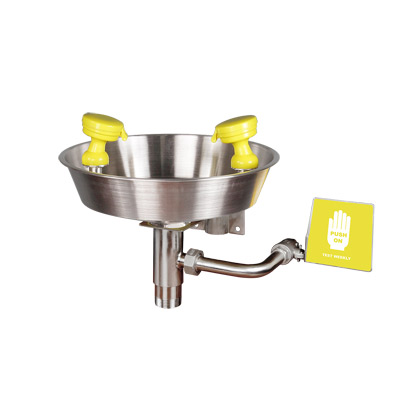 Montat pe perete de siguranţă staţie de spălare ochi